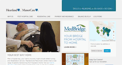 Desktop Screenshot of heartland-manorcare.com